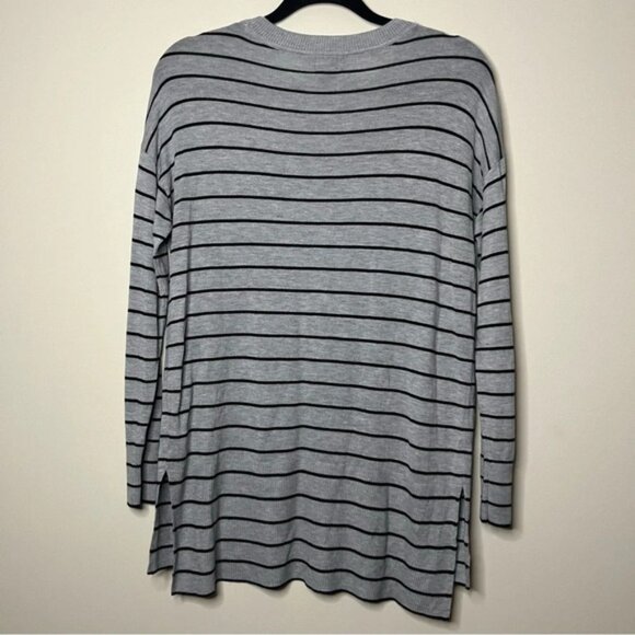 WORTHINGTON Longlined Striped Lightweight Cozy Knit Top - Picture 6 of 6